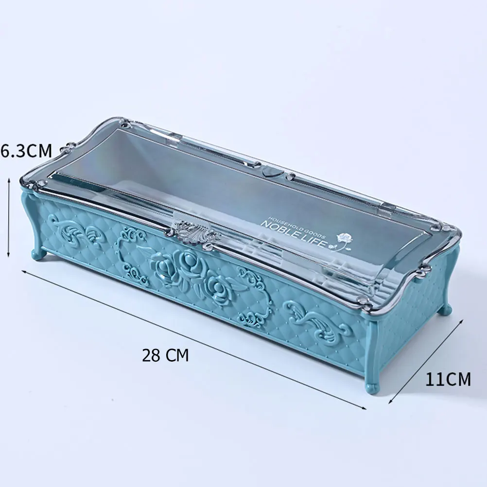 

Cutlery Storage Box Silverware Organizer Lid Home Hotel Party Office Chopstick Spoon Fork Knife Portable Plastic