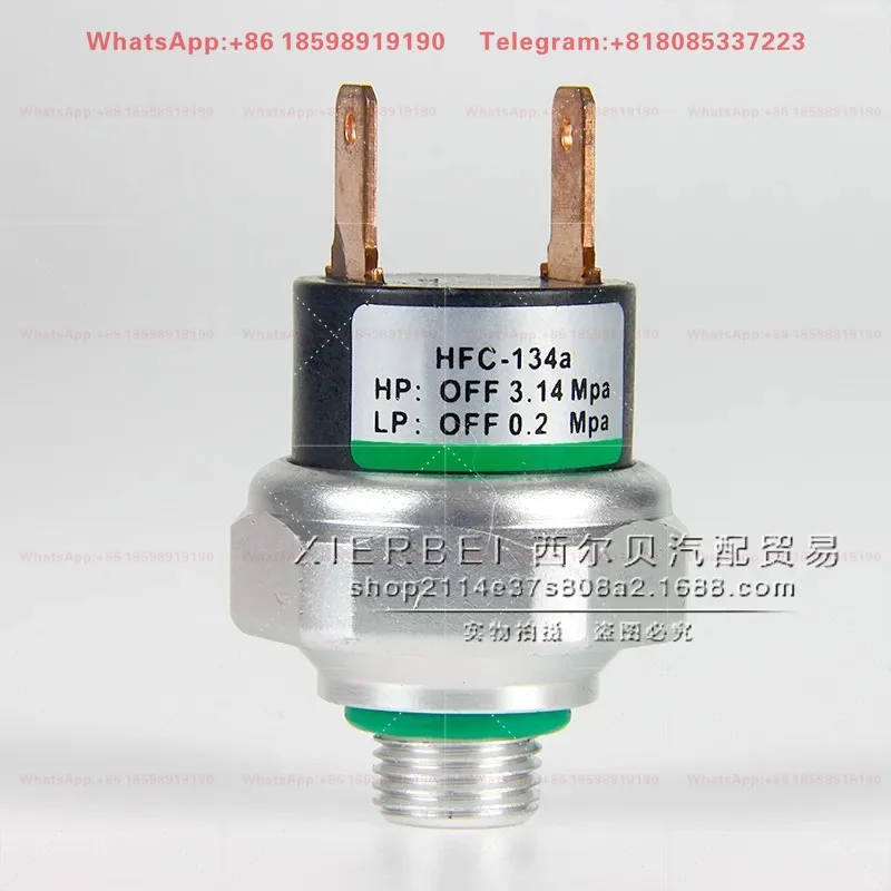 Auto Air Conditioning R134a High Low Pressure Valve Switch Sensor Universal Modification Parts