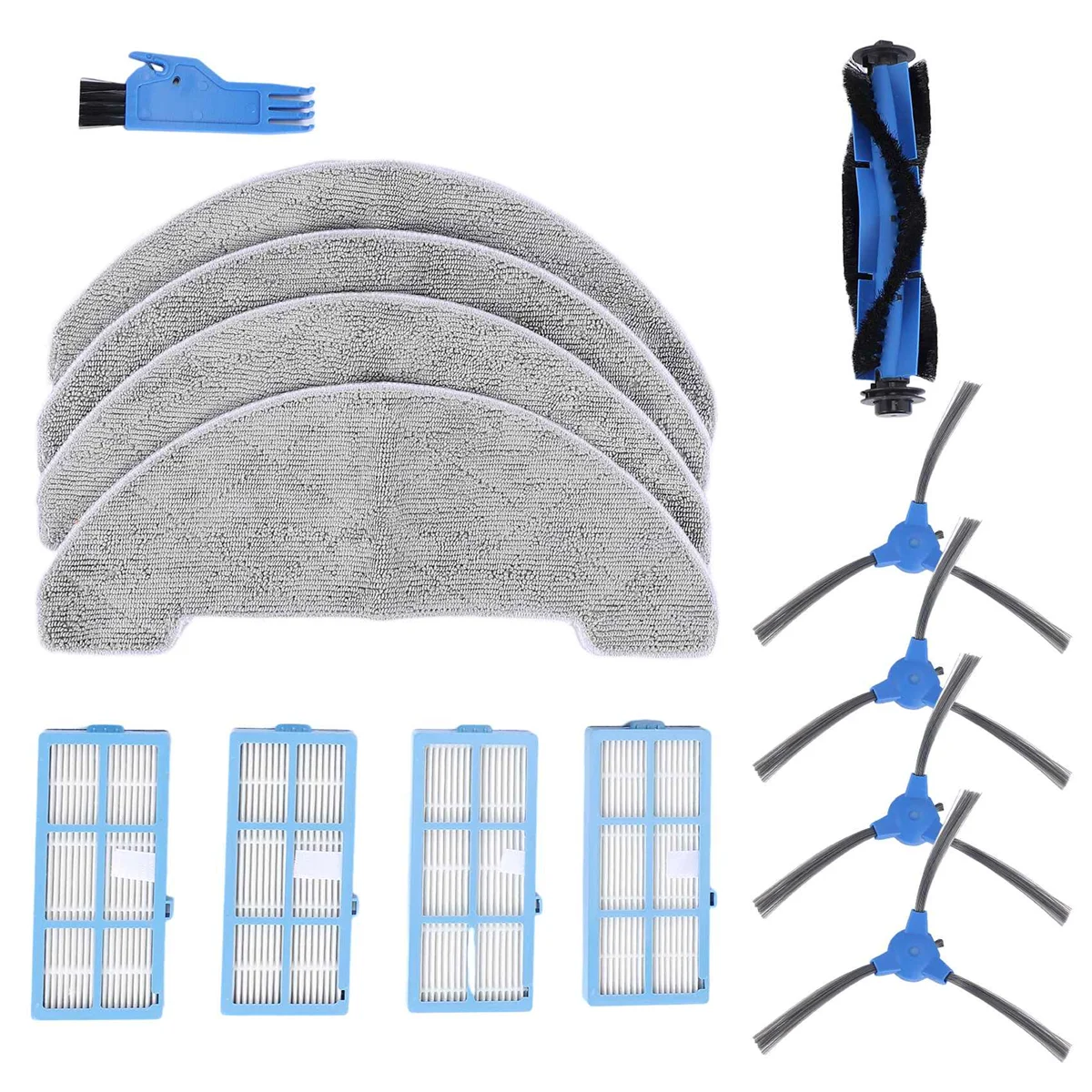 لسلسلة D5 D5S / D5S Pro / D5S Pro + جهاز آلي لتنظيف الأتربة استبدال قطع الغيار فرشاة جانبية رئيسية فلتر Hepa