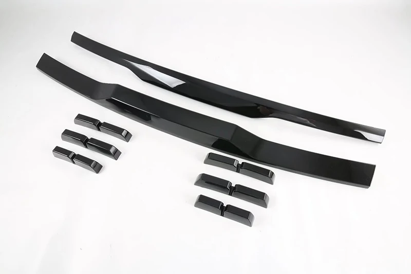 For Kia Mohave Borrego HM2 2019-2022 Car Accessories ABS Front Center Mesh Grille Grill Cover Radiator Strip Trim Decoration