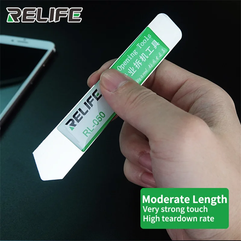 RELIFE RL-050 Professional Opening Tools High Strength Stainless Steel Mobile Phone  Tablet LCD Screen Disassembling Pry Spudger