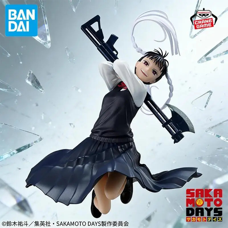 Oryginalne figurki akcji Bandai Banpresto Sakamoto Days Toramaru Nao, figurki anime, modele, lalki, zabawki dla chłopców, prezent Juguete