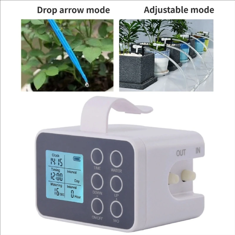 Programmable Indoor Plant Watering System Featuring Interval Control And Customizable Delivery For Up To 20 Containers
