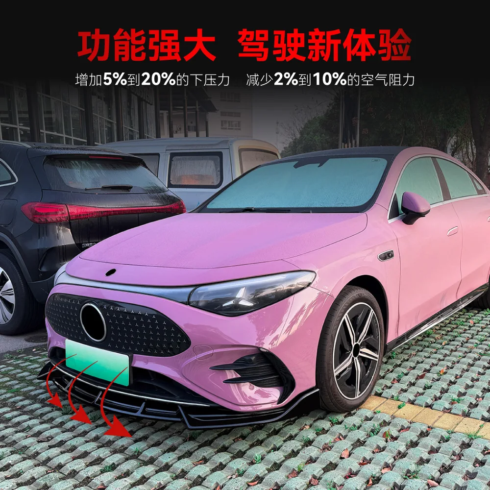 

For Mercedes Benz CLA Class C174 C178 AMG Line 2026-on Year Front Splitter Bumper Lips Exterior Parts Accessories Body Kit