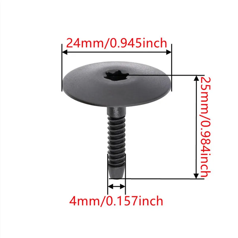 20pcs 07147296886 Side Shield & Trim Retainer Clip For BMW 1 2 3 Series F20 F23 F22 F87 F34 F30 F31 F36 F33 F32 F83 F82
