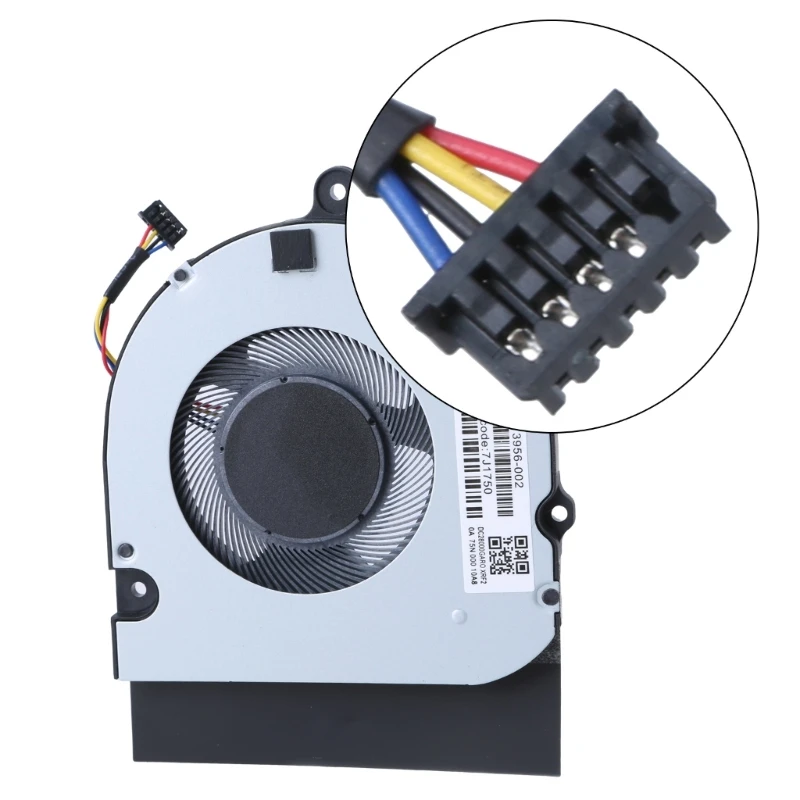 Reliability Replacement CPU Fan Improved Performances for ThinkBook L15 Notebook Easy Installation Metal Constructions