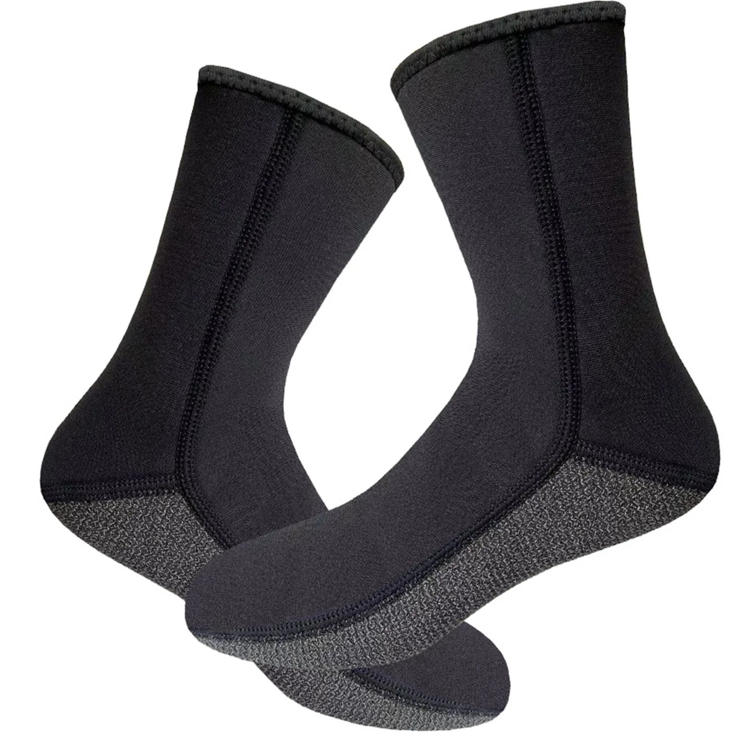 Calcetines de buceo Kevlar de 3mm, calcetines de neopreno CR súper elásticos anticorte para hombres y mujeres, calcetines de playa de arena resistentes al desgaste para snorkel y natación