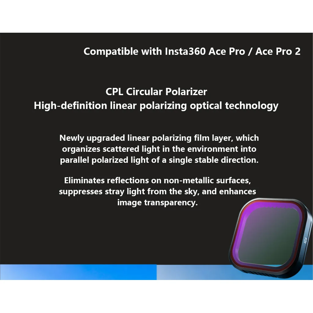 Für Insta360 Luna Ultra Magnetischer Objektivfilter UV-Schutz CPL ND8/ND16 1/4 Schwarzer Softfilter für Insta360 Ace Pro 2 Zubehör – Detail 19