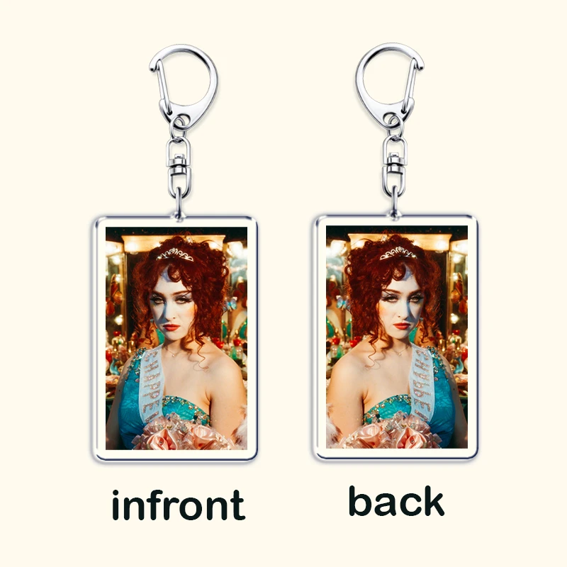 Popular Singer Keychains for Women Key Chain Ring Pink Pony Club Hot To Go Good Luck Babe Keyrings Jewelry Fans Friends Gifts