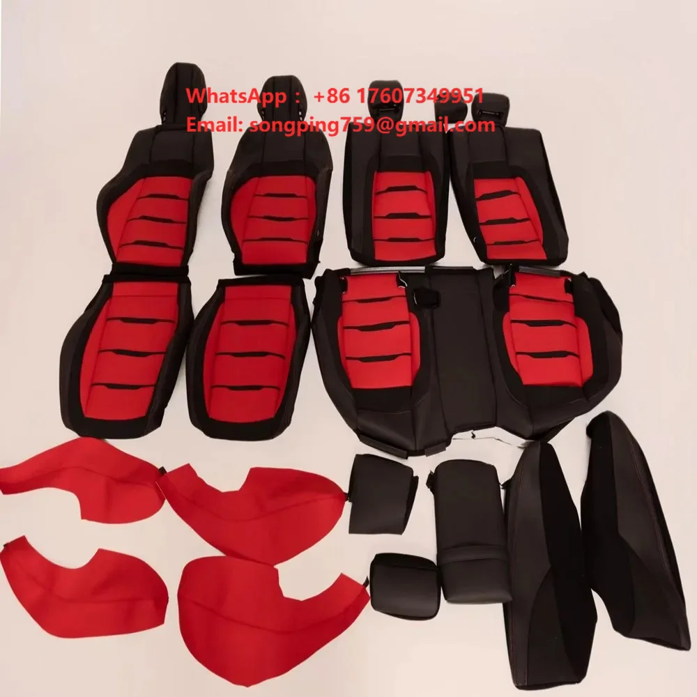 Brand New ML GLE Full Set Leather Seat Cover Customized Colors and Patterns for Mercedes Benz ML W164 W166 GLE W167