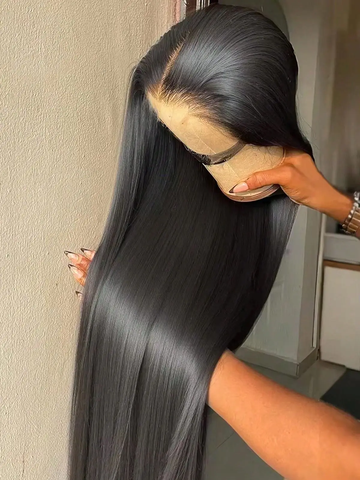 

Парик с прозрачной кружевной основой 5x5, 13x4, 13x6, HD, прямые волосы, предварительно выщипанные, 250% плотность, 100% натуральные человеческие волосы