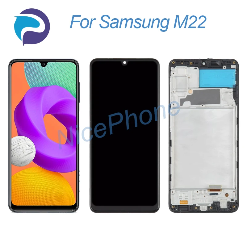 

Для Samsung M22 ЖК-экран + сенсорный дигитайзер дисплей 1600*720 SM-M225FV, SM-M225FV/DS для Samsung M22 экран ЖК-дисплей