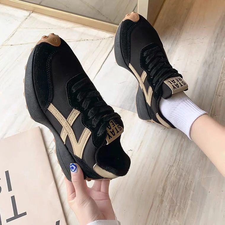 Luxury Platform Shoes New Leisure Anti-slip Green Running Fashion Designer Shoes Sports Leather Womens Sneakers  Fashion Shoes