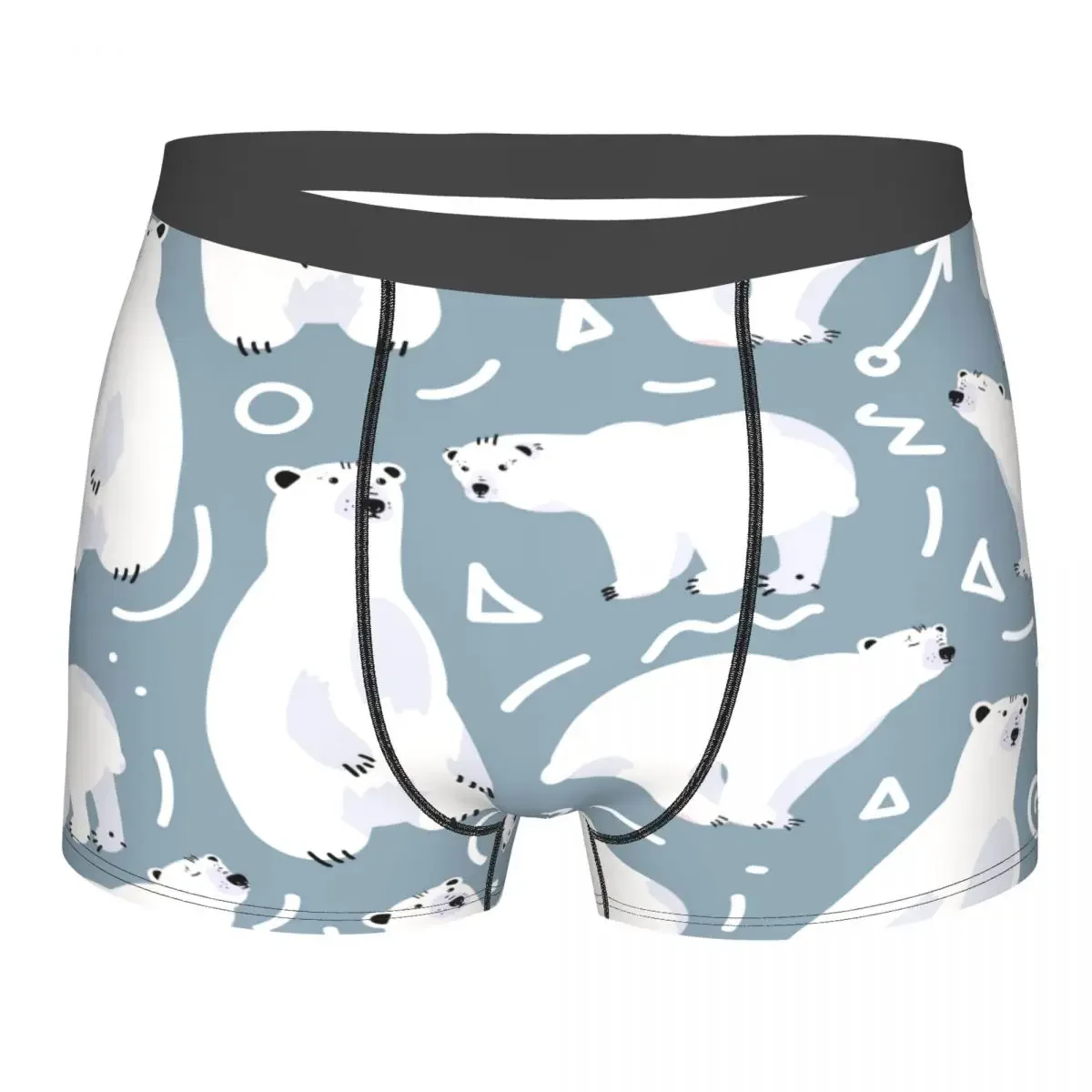 Bóxer de oso Polar para hombre, ropa interior Sexy, calzoncillos bonitos