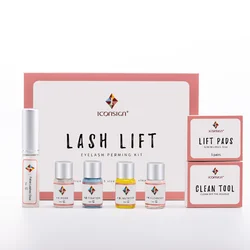 ICONSIGN Lash Lift Kit Eyelash Perming Set Lifting Eyelash Lasting Curling for 6 to 8 Weeks Eyes Makeup Beauty Tools