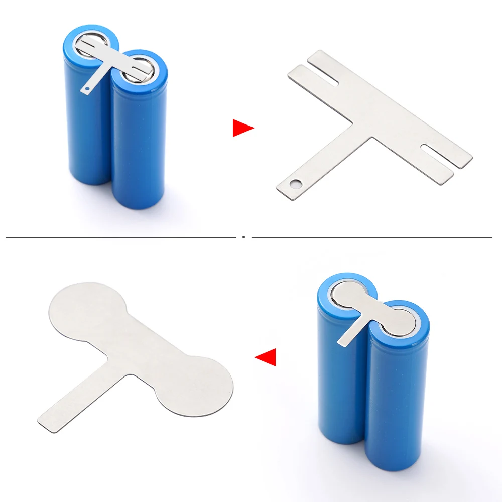 Feuille de bande de Nickel pour batterie au Lithium 18650, 20 pièces, ruban de connecteur de soudage par points 0.15mm, ceinture en acier nickelé de haute qualité