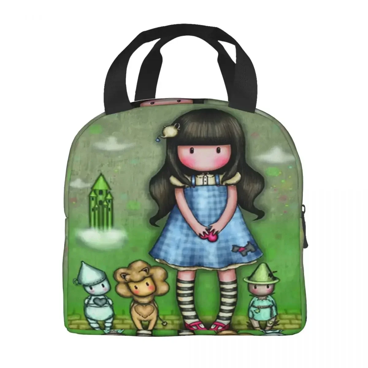 Custom Goliath Doll Gorjuss Lunch Bag Men Women Thermal Cooler Insulated Lunch Boxes for Children School