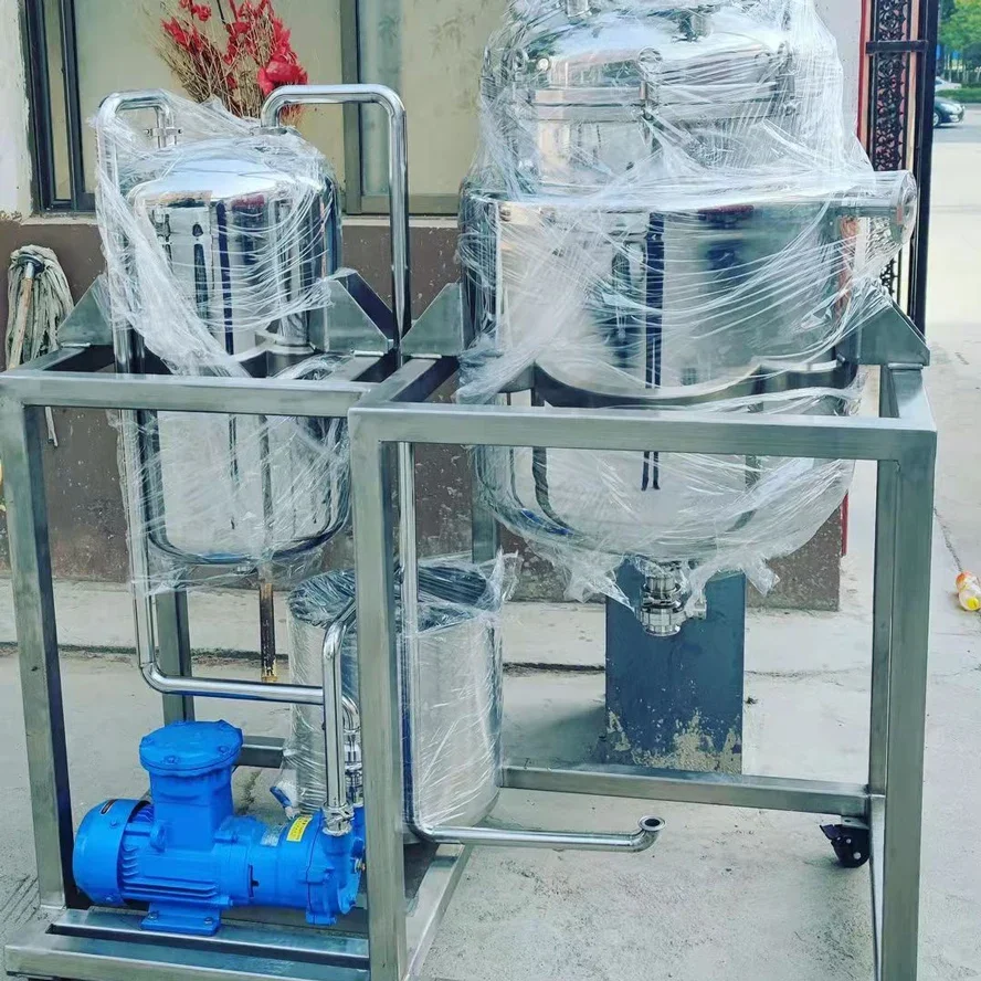 Glass and Stainless Steel Chillers Ethanol Extraction 100L Crystallization Reactor for Crystal Isolate from Oil