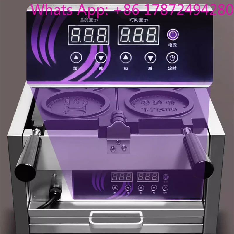 Commercial or Household 4pcs Korean Currency Maker Stainless Steel Electric 220V 110V Gold Coin Waffle Cake Machine