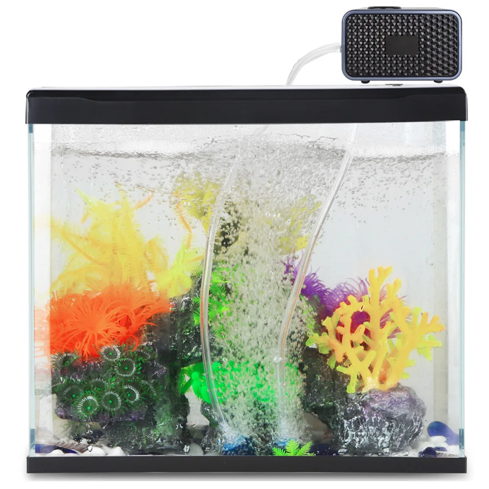 Fish tank USB charging AC and DC oxygen pump Air pump Small outdoor fishing special noise reduction design Oxygen machine