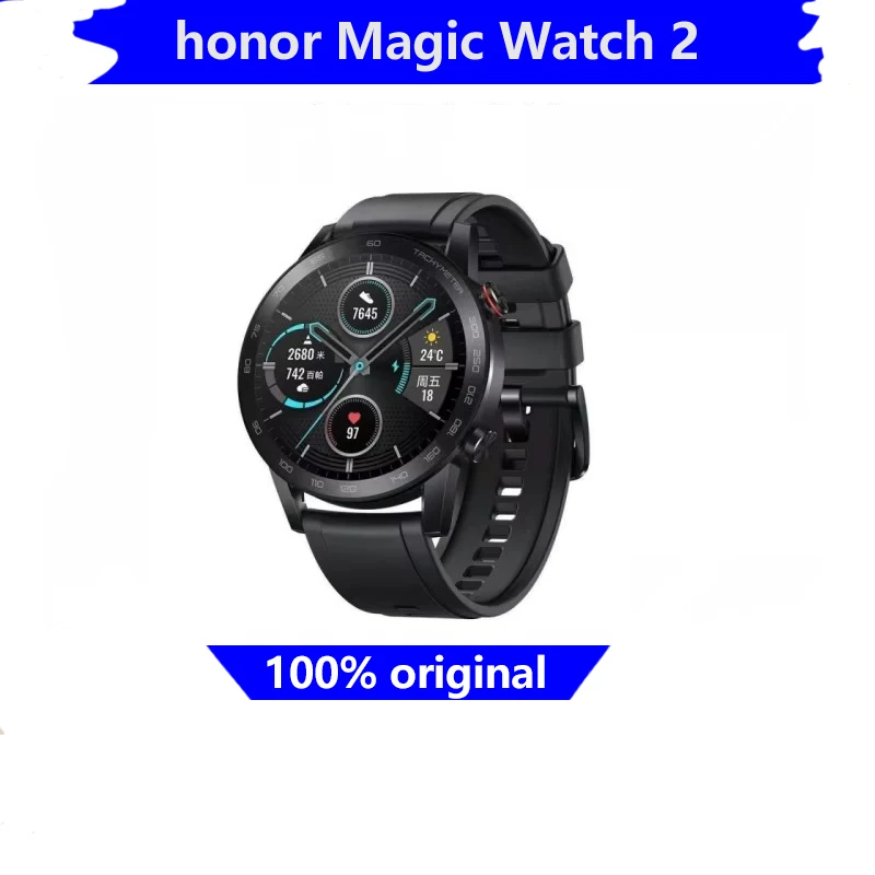 HONOR MagicWatch 2 Smart Watch 1.39 inch Bluetooth Blood Oxygen Monitoring Waterproof Sports Fitness Watch 14 Days Battery Life