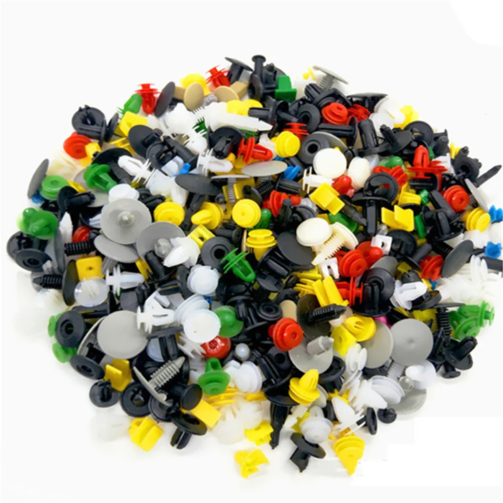 100Pcs Mixed Auto Fastener Car Fender Bumper Plastic Clips for Mercedes Benz AMG GLC GLE E CLA GLA W205 W211 W213