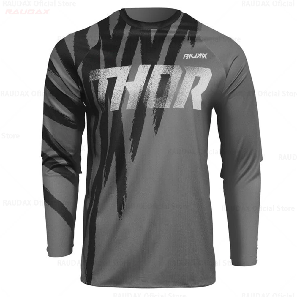 2024 New Bike-Shirts Downhill MTB Jersey Raudax Endura Moto Jersey Off Road Long Motorcycle Motocross MX Cycling Jersey