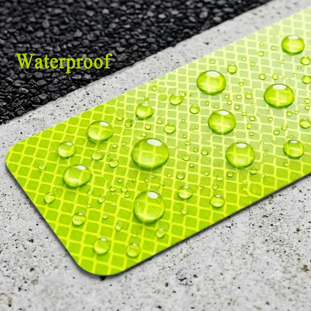 Bicycle Reflective stickers Motorcycle Night-Time stickers Helmet Decorative Patches Waterproof Wear-Resistant Reflective Strips