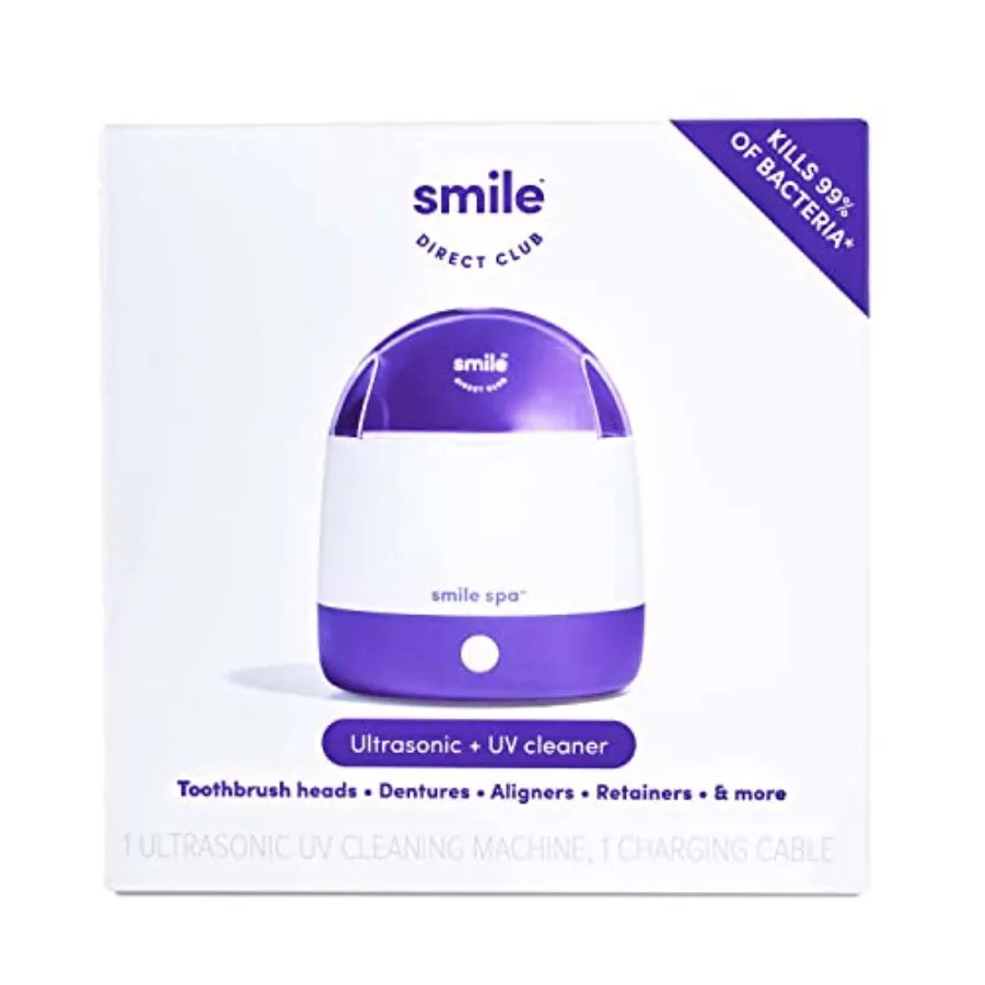 

Ультразвуковая и УФ-машина для чистки SmileDirectClub Smile Spa для элайнеров, ретейнеров, насадок зубных щеток и многого другого