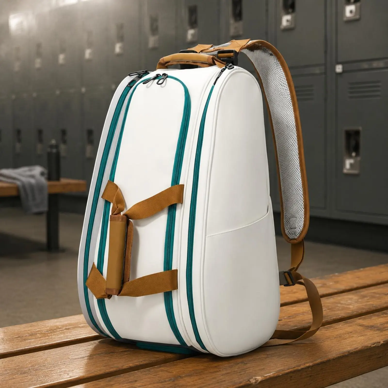 Tennis Racket Backpack Waterproof Tennis Racket Bag Pickleball Bag Water-Resistant Multi Pocket Sports Backpack for Outdoor