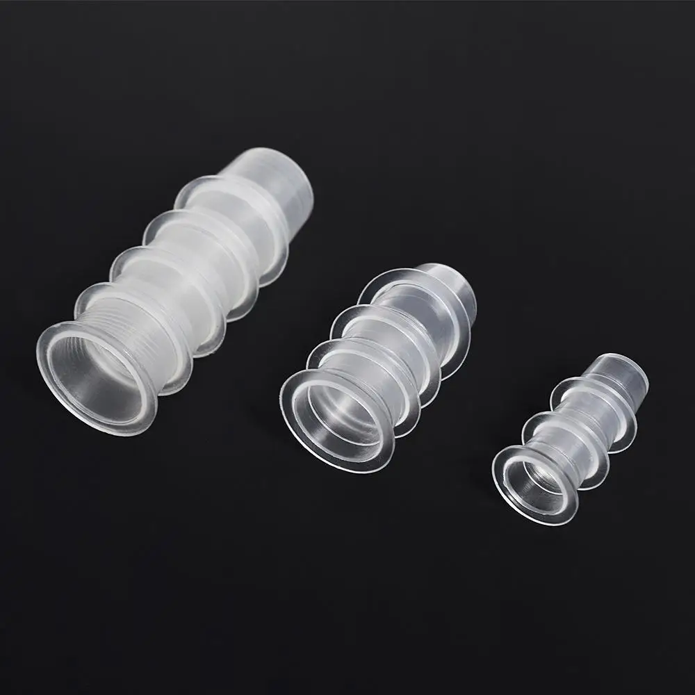 100 Stuks S/M/L Plastic Wegwerp Microblading Tattoo Inktcups Permanente Make-Up Pigment Doorzichtige Houder Container Cap Tattoo Levering