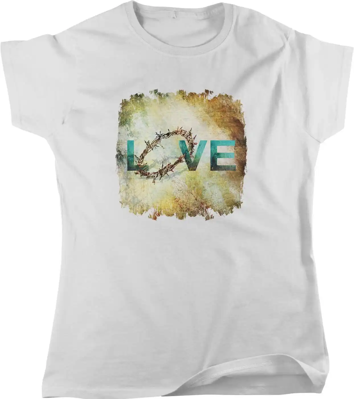 Love Crown of Thorns Women's T shirt HOOD_01062