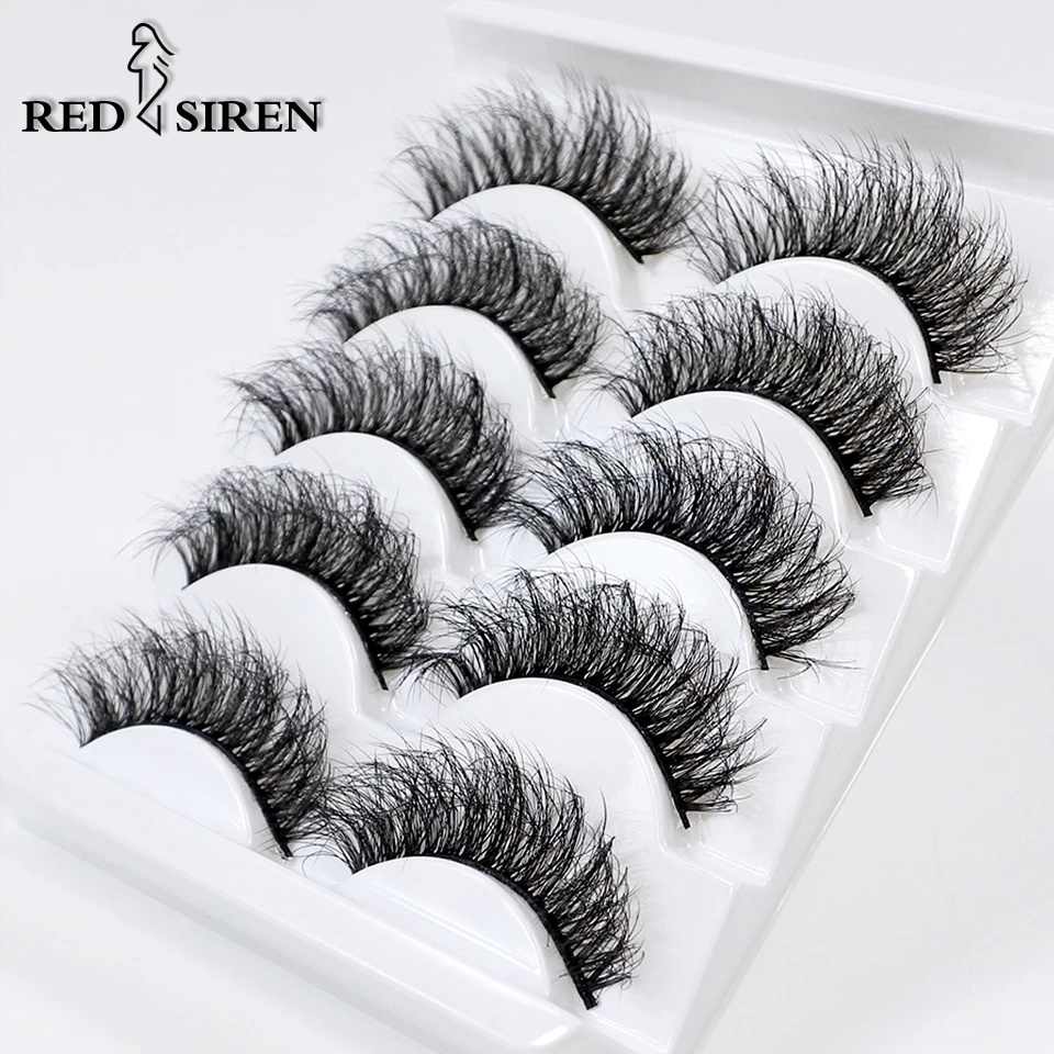 Self Adhesive Eyelashes กาว Reusable 3d Wispy ธรรมชาติหนาแต่งหน้าขนตาปลอม