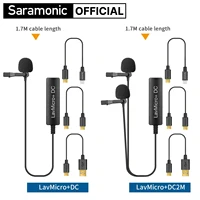 Saramonic LavMicro + micrófono Lavalier DC para iPhone iPad Android Smartphone Mac PC ordenadores Youtube grabación en vivo