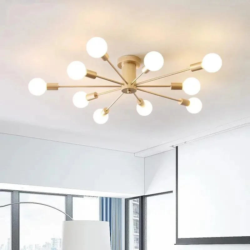 Modern Living Room Ceiling Lights Nordic Simple and Personalized Suitable For Bedroom Restaurant Study Decor Lighting Fixtures