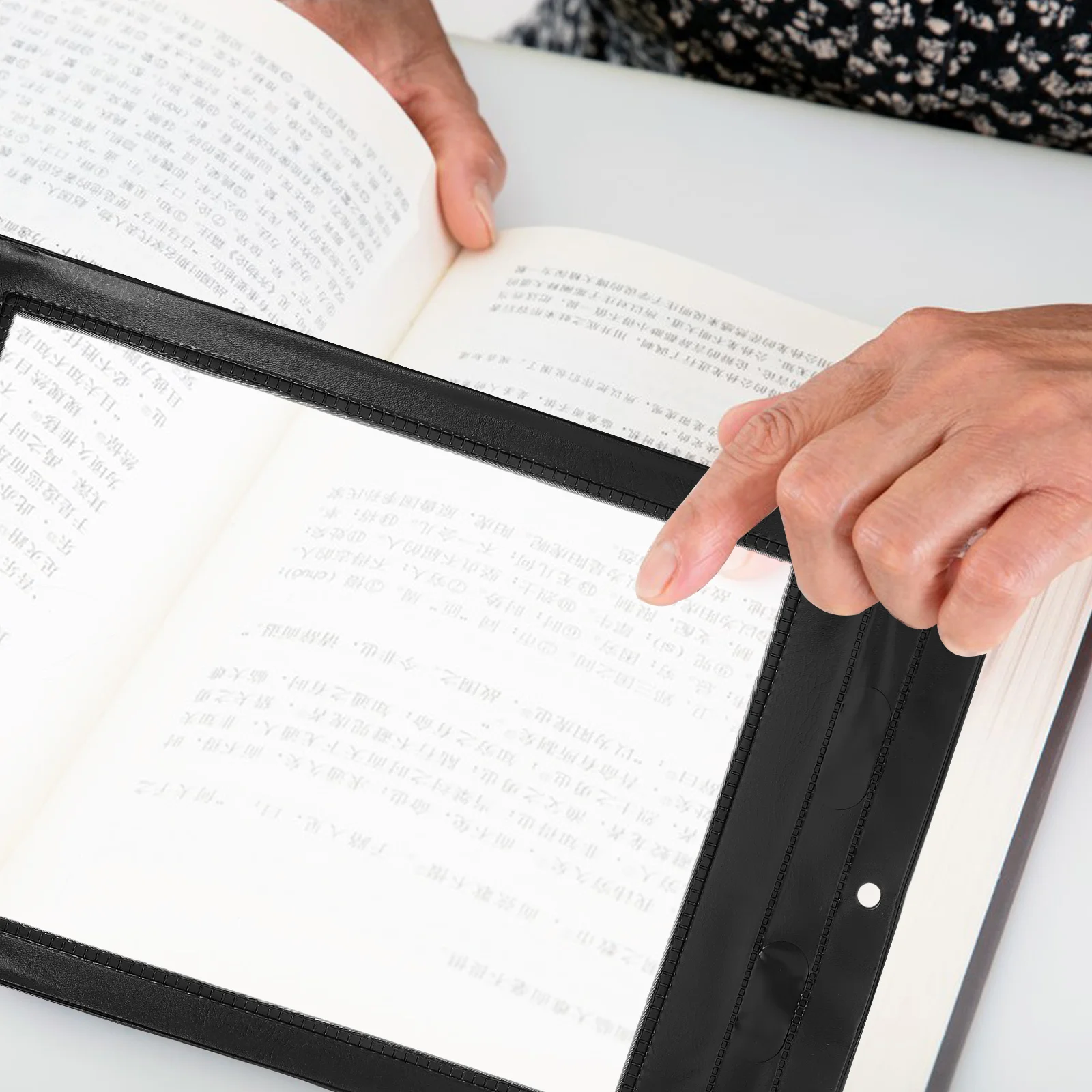 

Full Page Magnifying Sheet For Reading Ultra-Thin Pvc Magnifier Clear Transparent Large Size Books Newspapers Maps Magnifying