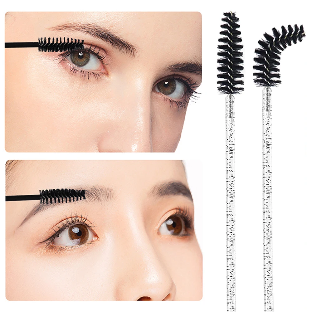 200/300 Stuks Wegwerp Lash Brush Mascara Wand Borstels Voor Wimper Extensions Spoolies Borstels Wenkbrauw Applicator Make-Up Tool