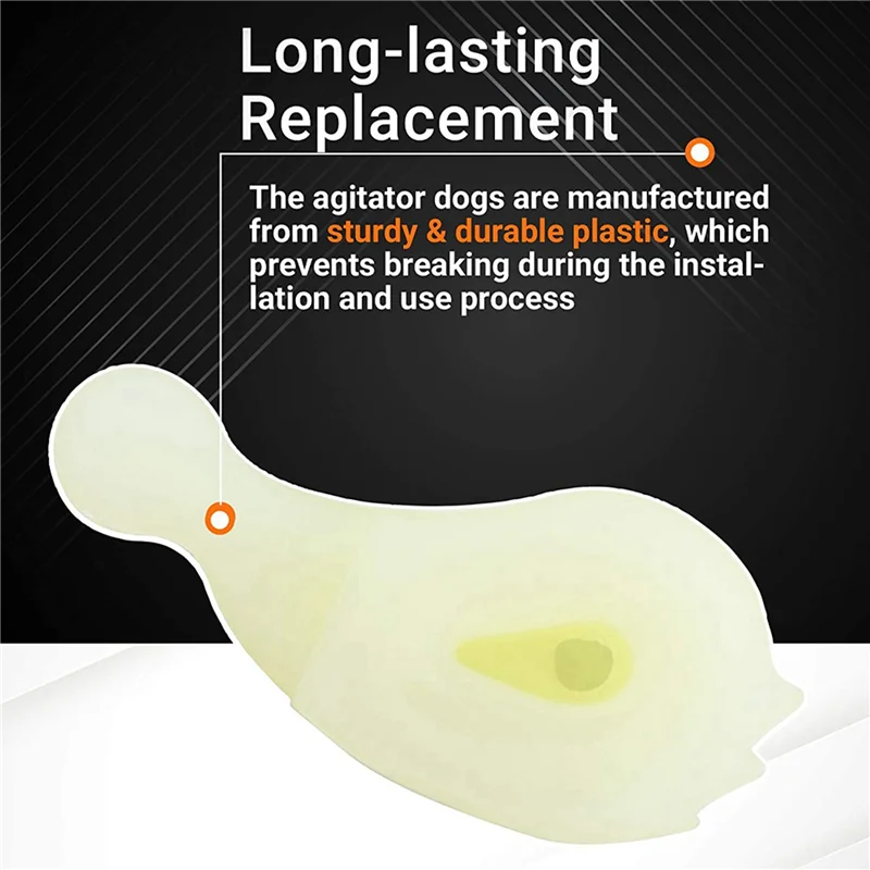 UNCL 240 Pack 80040 مجموعة استبدال الكلاب المحرضة مناسبة تمامًا لغسالات ويرلبول وكينمور - تحل محل 285612 285770