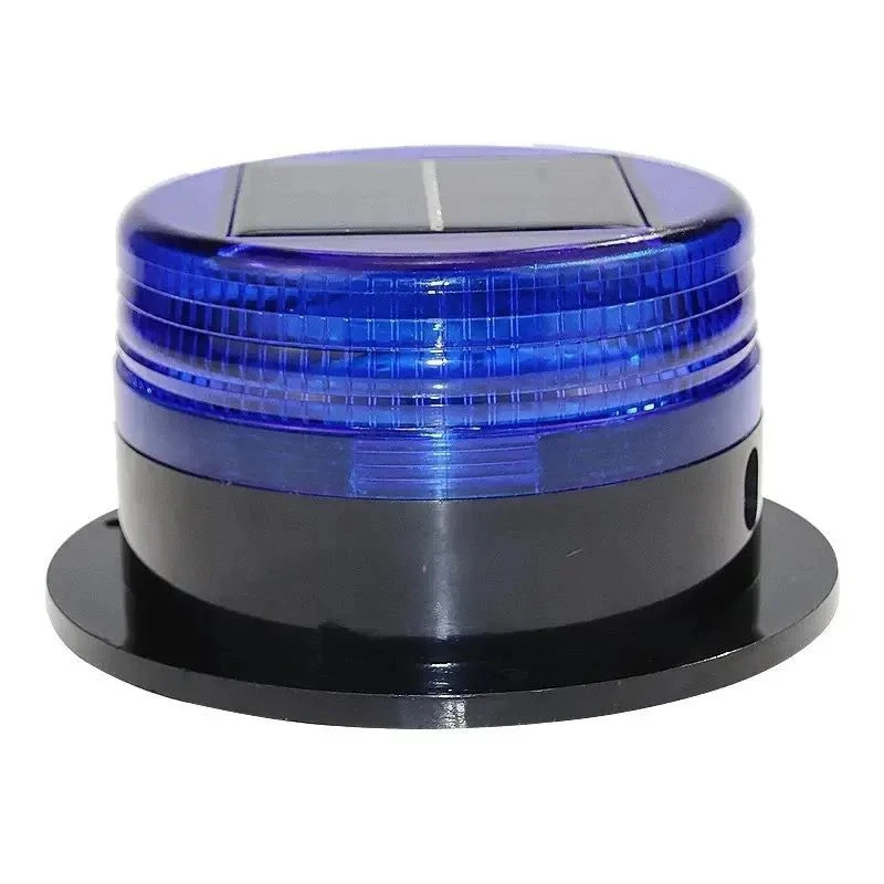 فلاش حاجز الطريق للمركبات الهندسية، فلاش وقوف السيارات الليلي الذي يعمل بالطاقة الشمسية، سقف يعمل بالطاقة الشمسية، ضوء فلاش مغناطيسي قوي #5