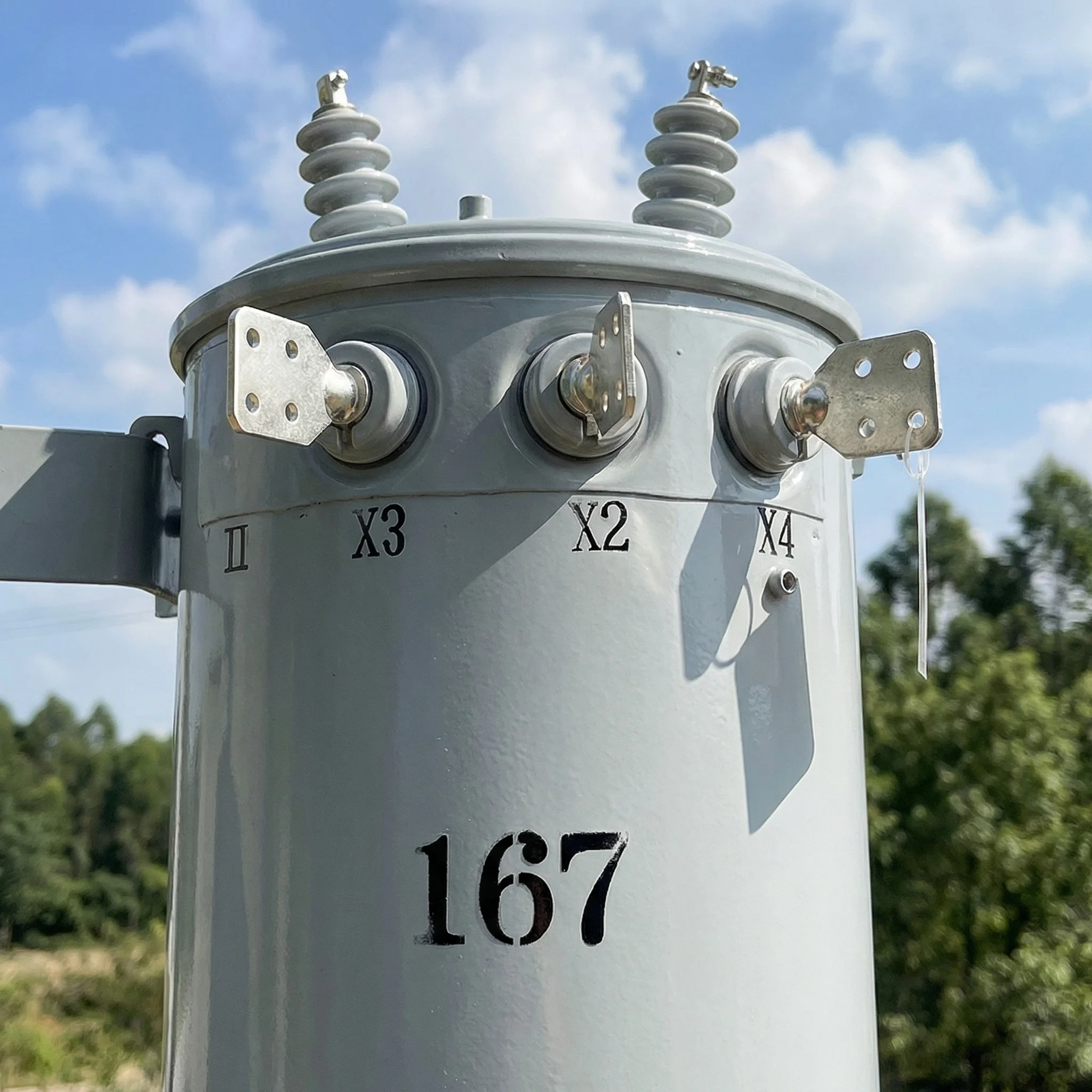 450KVA 22KV Single Phase Pole Mounted Transformer, GOST/CE Certified, Fireproof Design for Heavy Duty Rural Electrification
