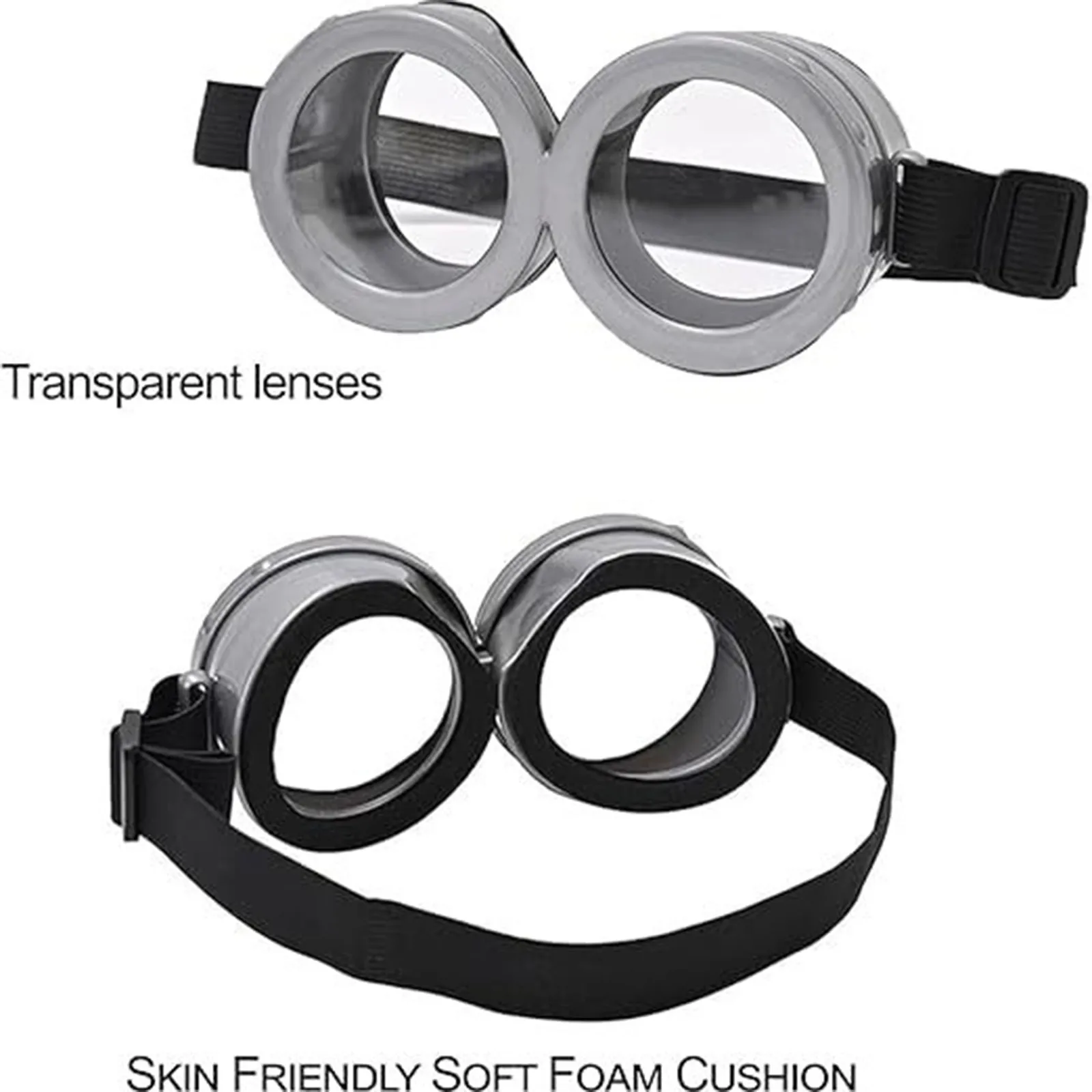 Accessoires de Costume pour hommes et femmes adultes, ensemble de fête Cosplay, chapeau, yeux, gants, 3 pièces