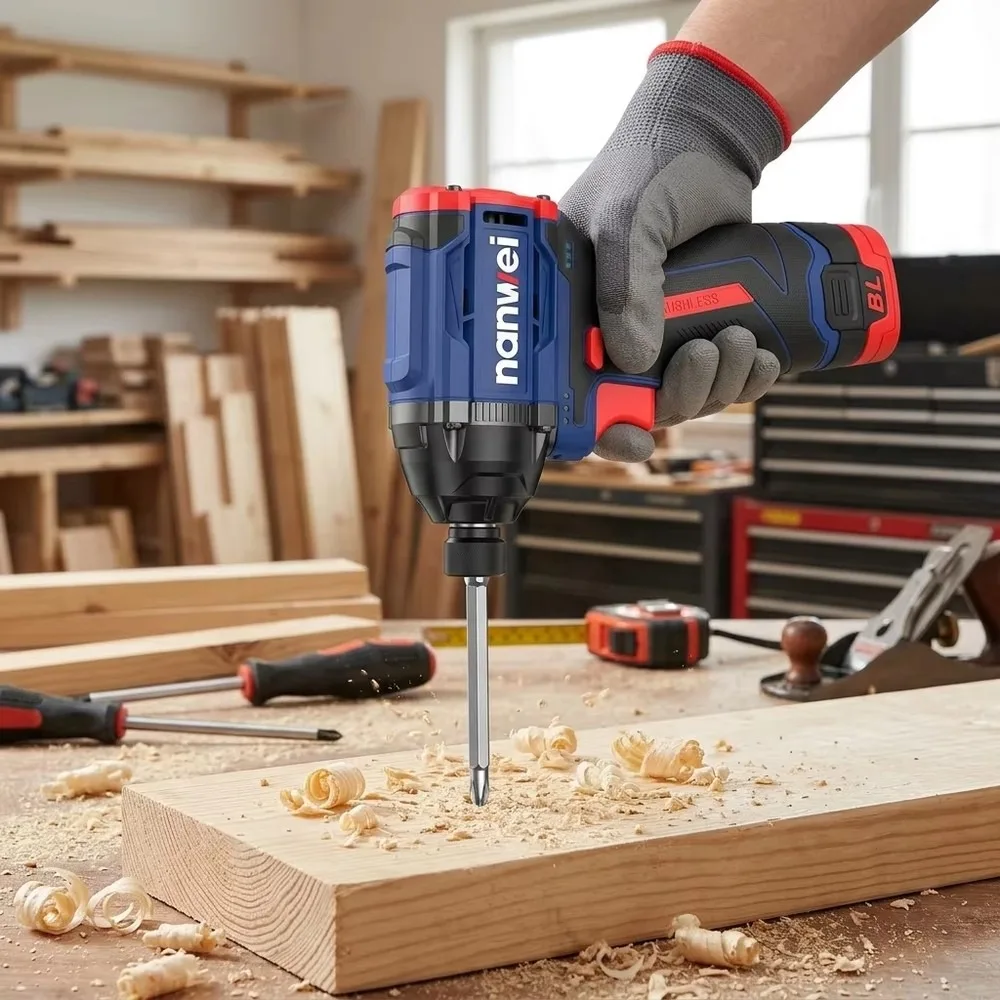 140N.M Cordless Mini Electric Screwdriver Power Tool Set Drills Power Screw Drivers Rechargeable Portable Repair