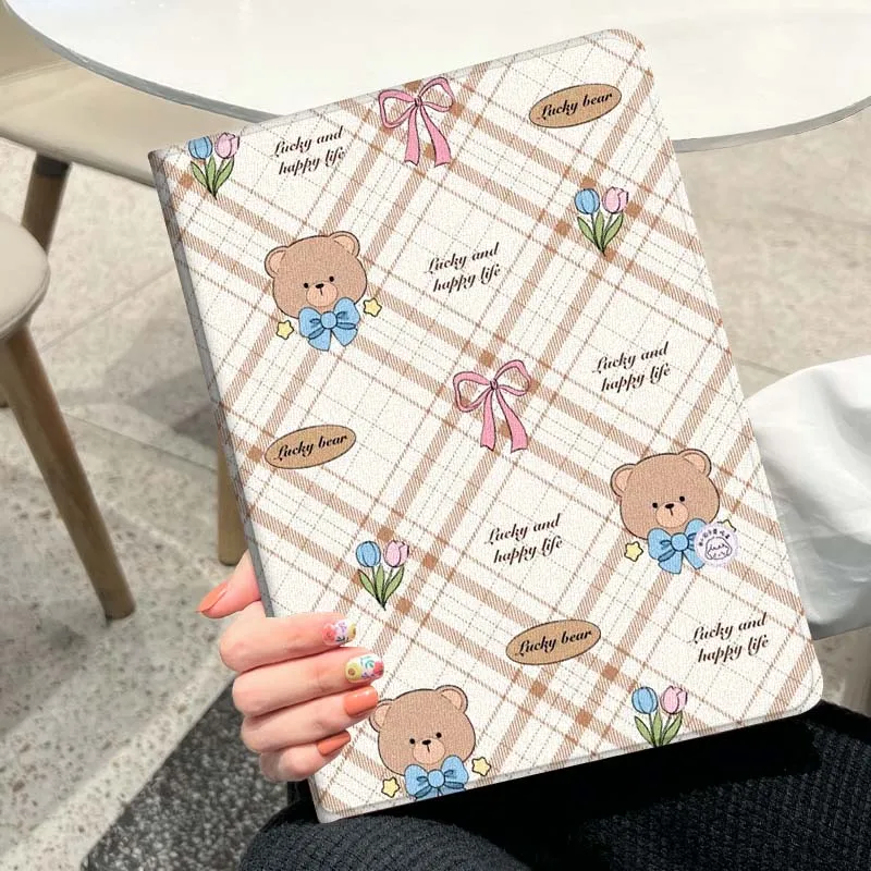 

Little bear rabbit flowers For Huawei MediaPad MatePad Air M6 M5 M2 T10s T5 C5e 10 11 12 X 10.8 SE Pro Cover Tablet Case