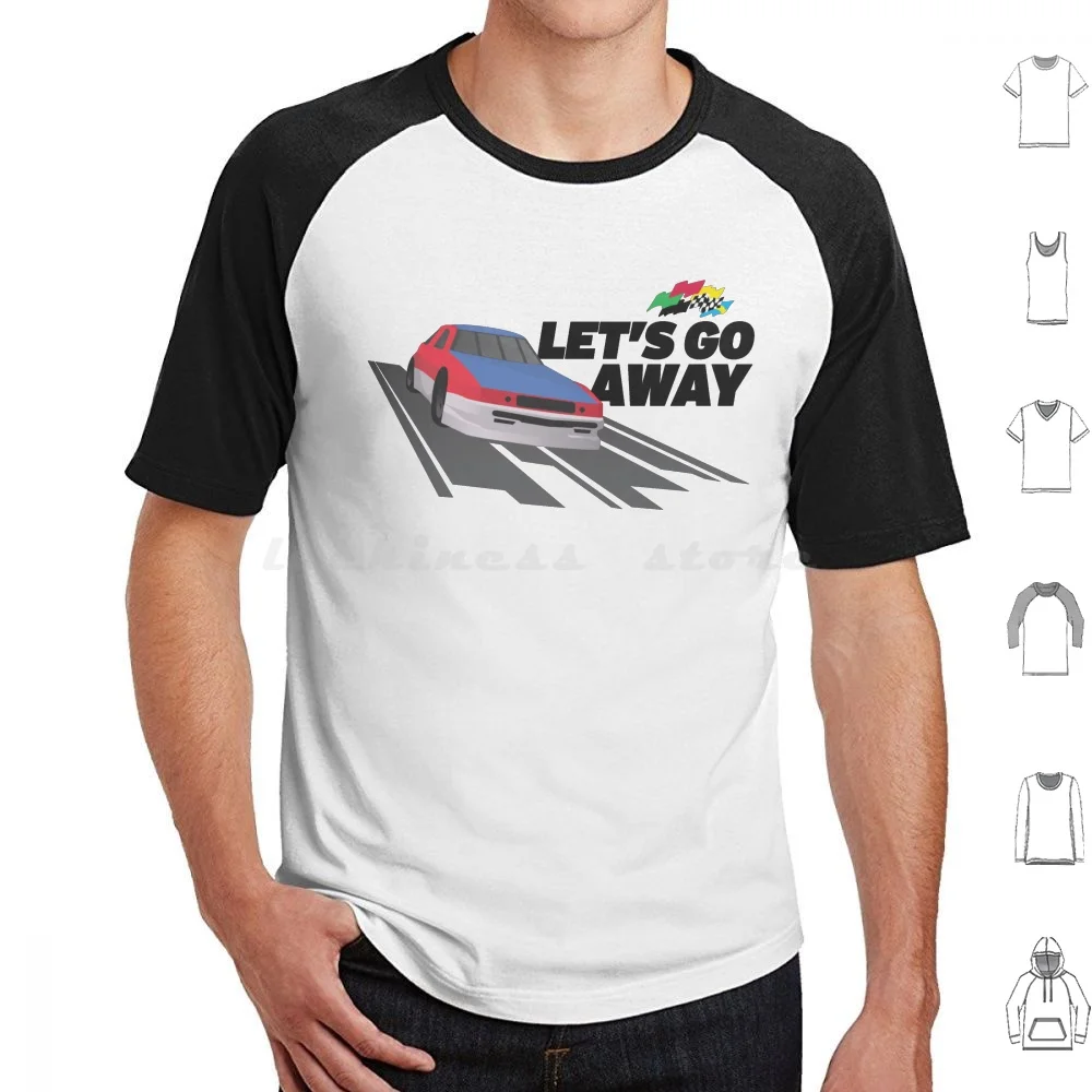 Let'S Go Away-Black T Shirt Cotton Men Women Diy Print Daytona Usa Power Edition Arcade Videogame Classic Hornet Battle On The