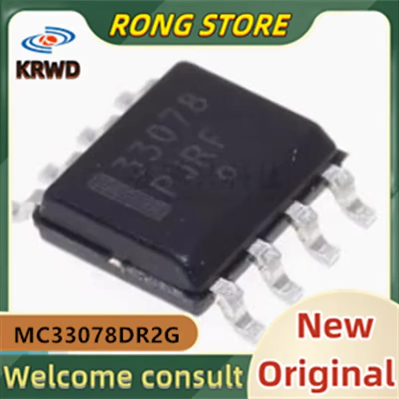 (25PCS) MC33078DR2G MC33078 33078 SOIC-8 New and Original Chip IC