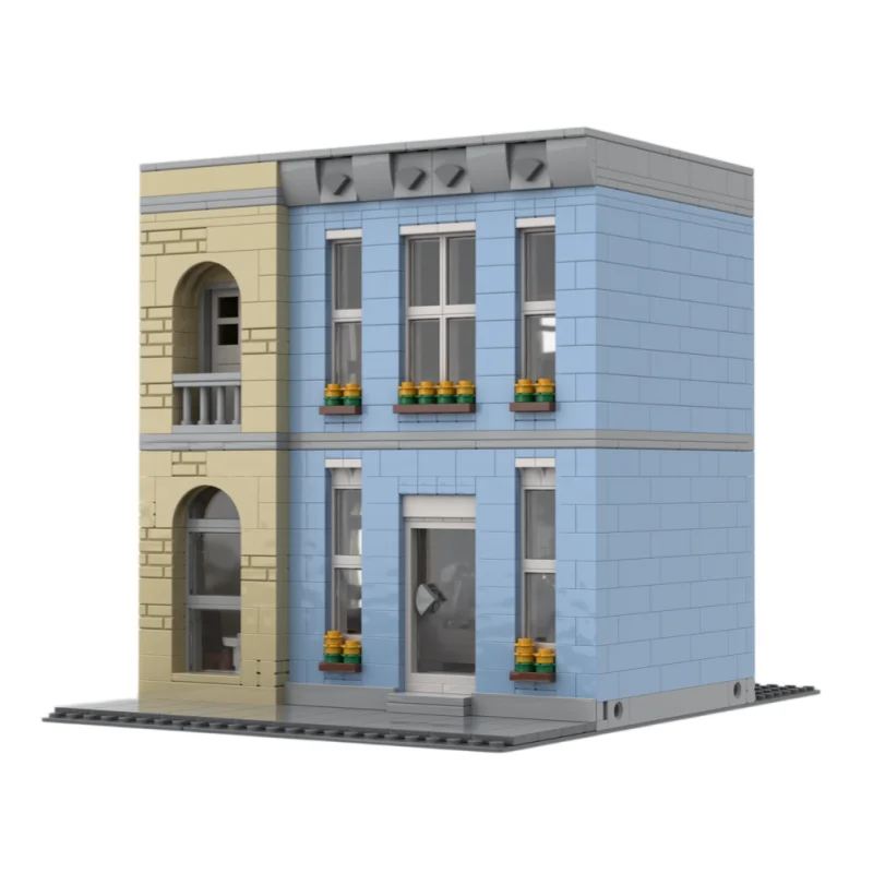 

Модель современной архитектуры MOC - Набор строительных блоков из мелких деталей (1180 элементов) - Подходит для всех любителей - Настольная модель