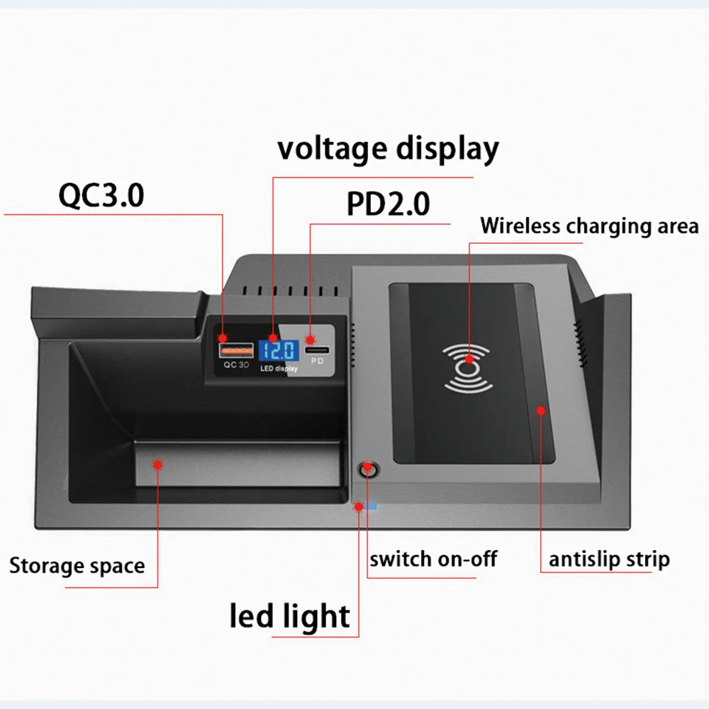 マツダ用ワイヤレスカーチャージャー,15W,電話ホルダー,マウント,急速充電パッド,アクセサリー,cx5,CX-5, 2017, 2018, 2019, 2020, 2021,