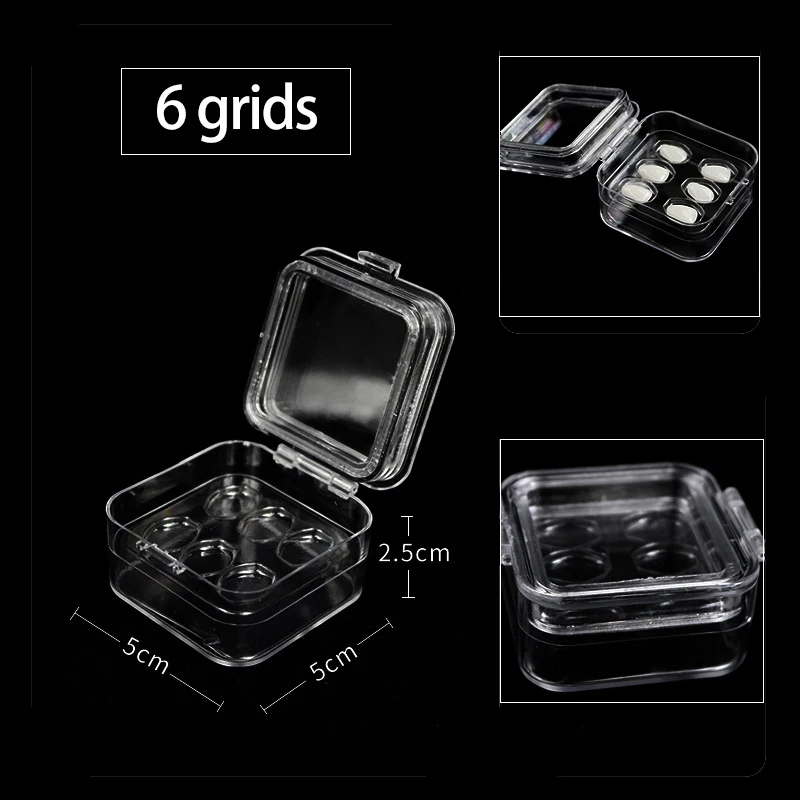 Dentistry Tooth Box Denture Storage Box Do Not Contain Dental Veneer Membrane Storage Box Pp Plastic Products 6/16 Grids Box