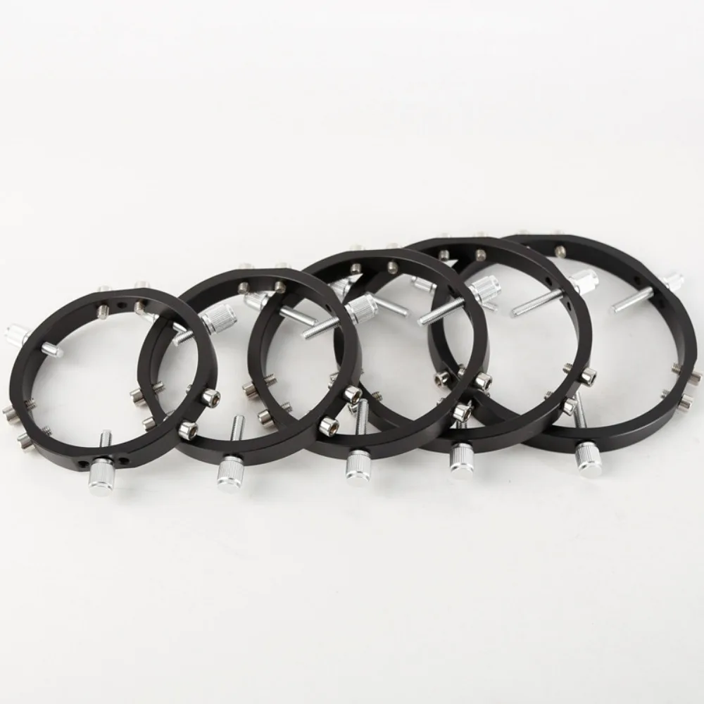 90/100/110/120/130mm 3-Point Photographic Fixation Ring Black Astronomical Telescope Photography Accessories