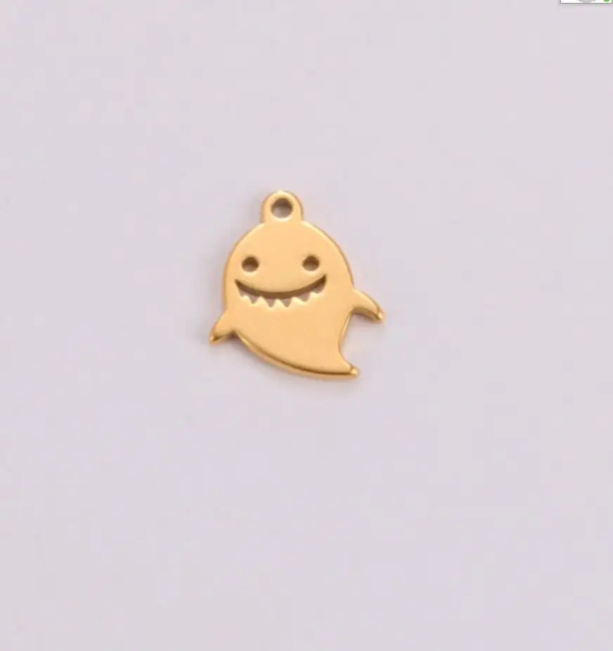 20pcs Stainless Steel Charms Whale Dolphin Charm for Bracelets Pendant Necklace Earrings Accessories Wholesale Supplies F0978